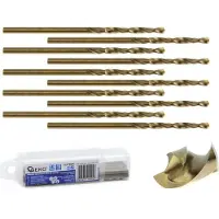 GEKO Boor voor metaal 8,5 mm HSS, verpakking van 10 stuks (8,5 millimeter)