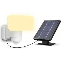 Philips LED-buitenspot op zonne-energie Tylus, wit, 3.000 K, sensor Tylus, wit / opaal, Kunststof, solar buitenlamp