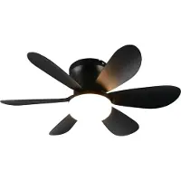 TRIO Plafondventilator Lund 53cm zwart