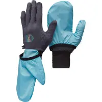 Black Diamond Handschoen Unisex Deploy Wind Hood Gloves Carbon/Glacier-XS