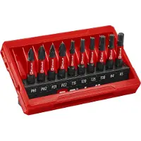 Einhell Impact Bit Taschenbox 10tlg 118653 Bitset 1/4 (6,3 mm), PH, PZ, Zeskant, TX
