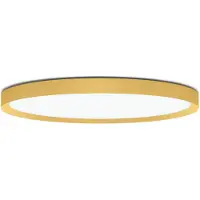 Lombardo Flo T 800 Plafondlamp Gold | 1-10V | Push | Dali | 4000K IP20 Lichtbron Inbegrepen