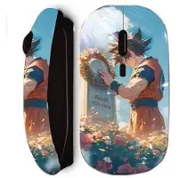 MANIACASE Draadloze muis - - Akira Toriyama - Son Goku - Zwart - Nano USB-ontvanger