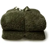 Unique living Plaid Teddy Winter Green Wintergroen