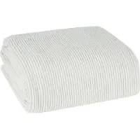 Eurofirany Boho Wafel Plaid - Zachte Katoenmix - 200x220cm - Crème