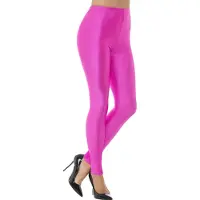 Smiffys Leuke Legging Neon Roze