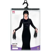 Widmann The Addams Family Morticia - Zwarte Jurk - Maat L