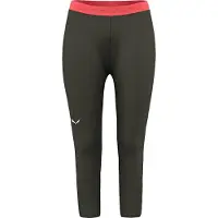Salewa - Women's Cristallo Warm AMR 3/4 Tight - Merino-ondergoed 36, olijfgroen