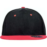 Result Bronx Original Flat Peak Snapback Dual Colour Cap | Maat: Één maat