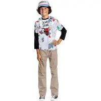 Disguise Dustin Kinderkostuumset maat L of 10-12 jaar