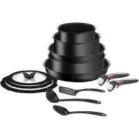 Tefal Ingenio Unlimited On Pottenset 13 Stuks - Pannensets Aluminium Black - L3959343