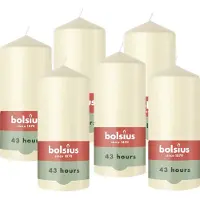 Bolsius gladde stompkaars (Ø6,8x13 cm) (set van 6)