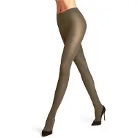 Falke Pure Matt eenkleurig materiaal ondoorzichtig 50 DEN panty dames bruin - maat S