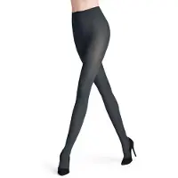 Falke Vitalize met compressie materiaal halfdoorzichtig 40 DEN panty dames grijs - maat S-M