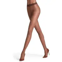 Falke Seidenglatt eenkleurig materiaal transparant 15 DEN panty dames bruin - maat S
