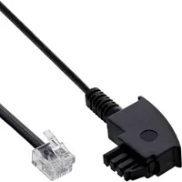InLine TAE-F kabel voor DSL-splitter, TAE-F ST naar Western 6/2 DEC ST, 25m