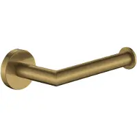 Plieger Vigo Wc Rolhouder – Toiletrolhouder – Reserverolhouder – Met Schroeven – 10 jaar garantie – Geborsteld Goud