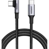UGREEN - US334 - USB-C / USB-C 90º 480Mb/s 2m haakse kabel - zwart