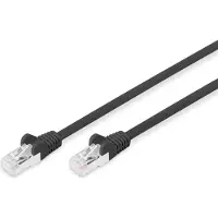 Digitus DB-160144-100-S netwerkkabel Zwart 10 m Cat6 SF/UTP (S-FTP) Rond