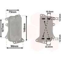 VAN WEZEL 06003556 Oliekoeler