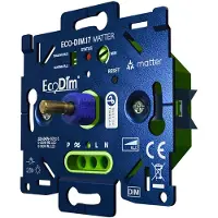 EcoDim Matter dimmer inbouw 0-250W | Fase aan- en afsnijding (RLC) | DIM.17