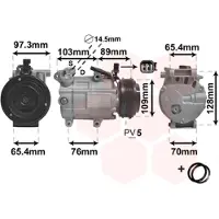 VAN WEZEL 1800K391 Aircopomp