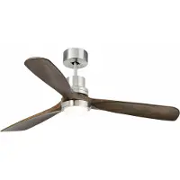 Faro Lantau Plafondventilator Matt Nickel | Walnut | L (Ø132cm) | LED