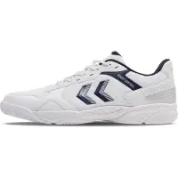 Hummel Sportschoen 'COURT CONTROL II' navy / grijs gemêleerd / limoen / wit
