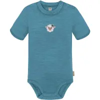 Normani Rompertje/body 'Tihoi' blauw / gemengde kleuren