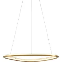 QAZQA Design hanglamp goud 3-staps dimbaar - Organico