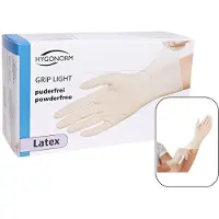 Hygonorm Wegwerphandschoenen Latex - Poedervrij - Maat XL - Wit - 100 stuks - Medisch