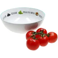 MamboCat Saladeschaal klein Ø 26,5 cm met kleurrijk porseleindecor – 27020633