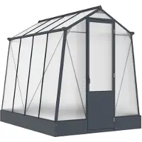 Westmann Aurora 68 tuinkas met fundering antraciet 248x188 cm