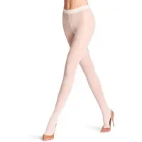 Falke Mystical Wave gedessineerd materiaal transparent 20 DEN panty dames wit - maat M