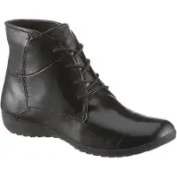 Josef seibel Veterlaarzen 'Schnürstiefelette Damen 79709VL971/100 Glattleder in schwarz' zwart
