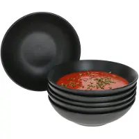 MamboCat Set van 6 soepborden Londen Lampart Nero