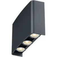 BES LED LED Wandlamp - Brinton Victo - Up & Down - 6W 480lm - 865 Helder/Koud Wit 6500K - Voor Buiten en Binnen - Waterdicht IP65 - Rechthoek - Zwart
