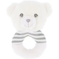Keel Toys ring Rammelaar Beertje - 14 cm - Dieren Knuffels