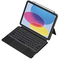 MW Quick Note Qwerty-toetsenbordcase voor iPad 10,9” 10e generatie 2022 zwart