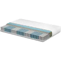 Beliani BREEZ - Pocketveringmatras medium - Wit - 160 x 200 cm - Pocketveren