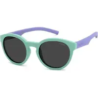 Polaroid Kids Zonnebril PLD 8019/S Flexibele Kinderen Blauw Polariserend