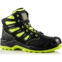 Buckbootz Schoen BVIZ2 Hoog S3 + KN Zwart/Geel