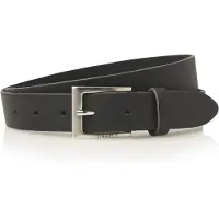 Timbelt Leren Riem 3 cm Zwart