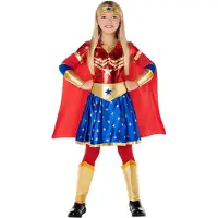 Boland - Kostuum Superheldin Star (5-6 jr) - Kinderen - Superheld - Superwoman