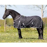 QHP Deken Turnout Xl Zwart - 175/225