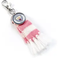 Ginza.se - Manchester City Voetbal Club Roze Sjaal en Logo Bedel Rugzak hanger