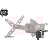 VAN WEZEL RAAMMECHANISME RECHTS VOOR ELEKTRISCH inclusief MOTOR 4-deurs OPEL ASTRA H Met Comfort 3745262 Van Wezel voor o.a. OPEL