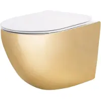 REA Hangtoilet Carlo Mini Tornado Nfq Gold White