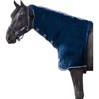 QHP Halsstuk Fluff Donkerblauw - S