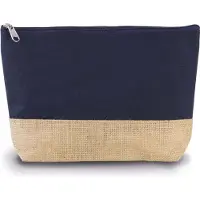Kimood Tas One Size Navy / Natural 100% Katoen